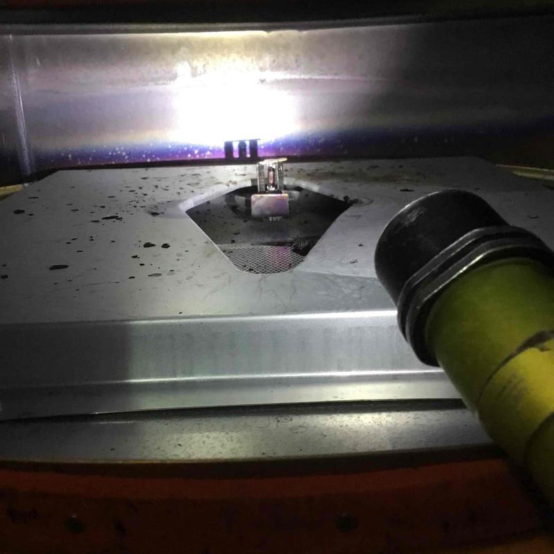 Water heater sparker and gas valve inspection light Water heater sparker and gas valve inspection light