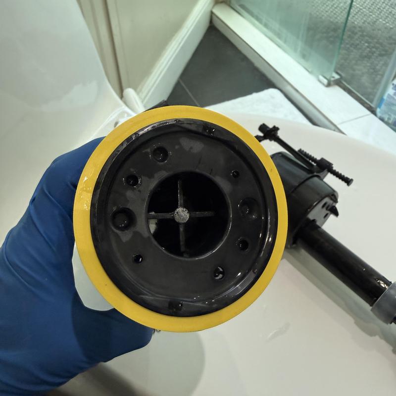 Toilet fill valve installation with Kohler assembly