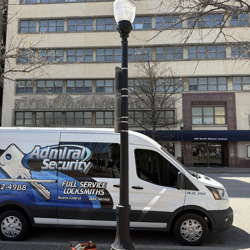 Master key system installation in commercial building