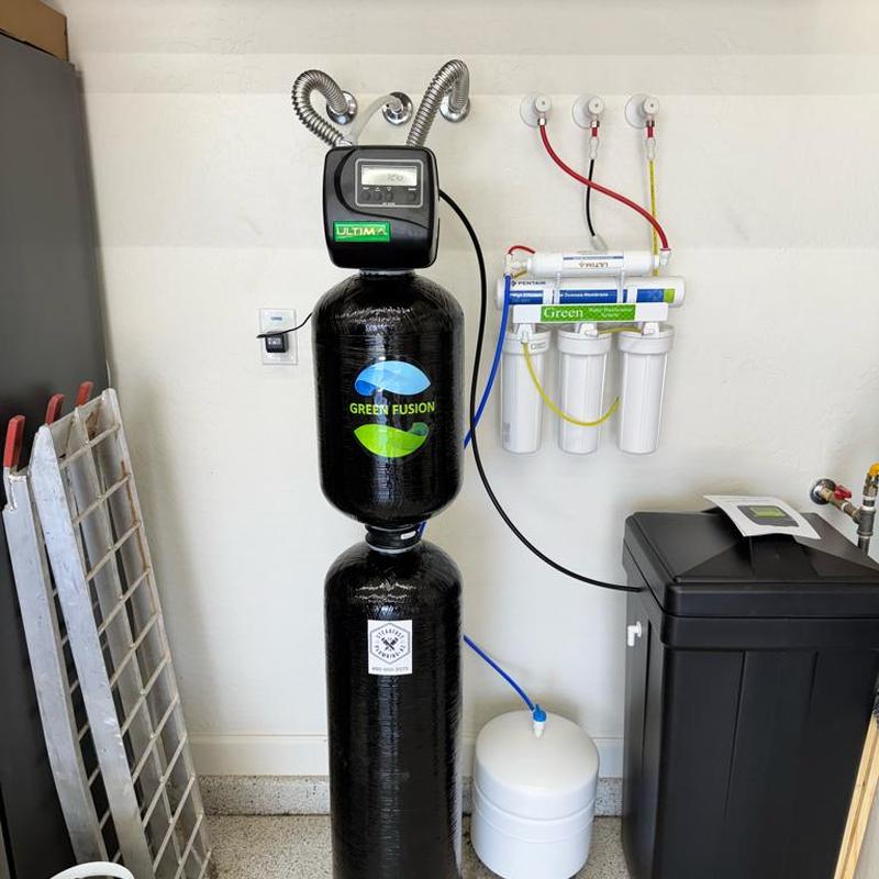 Green Fusion 1000 water softener and filtration system