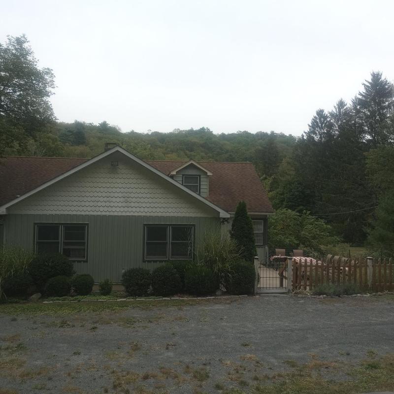 Asphalt shingle roof inspection on residential house