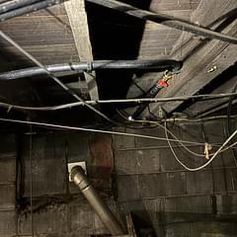 Gas lines repiping for furnace and water heater