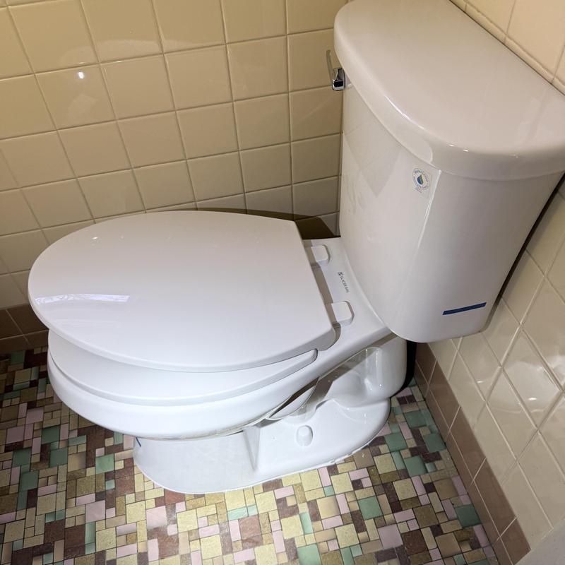 Toilet replacement with new customer-supplied model