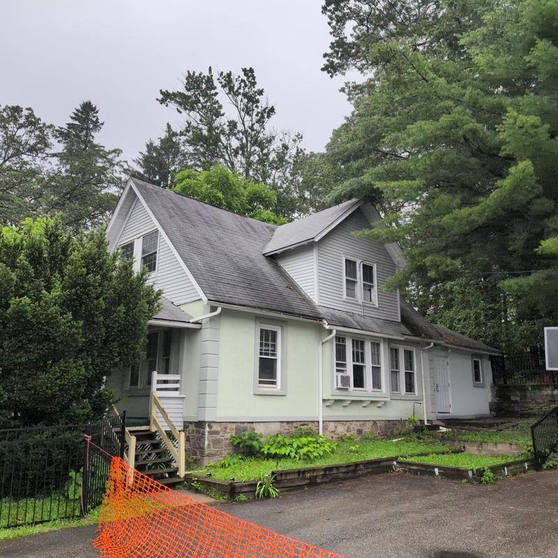 Asphalt shingle roof on residential house in Mount Pocono
