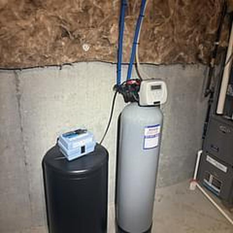 Clack water softener system with valve head rebuilt