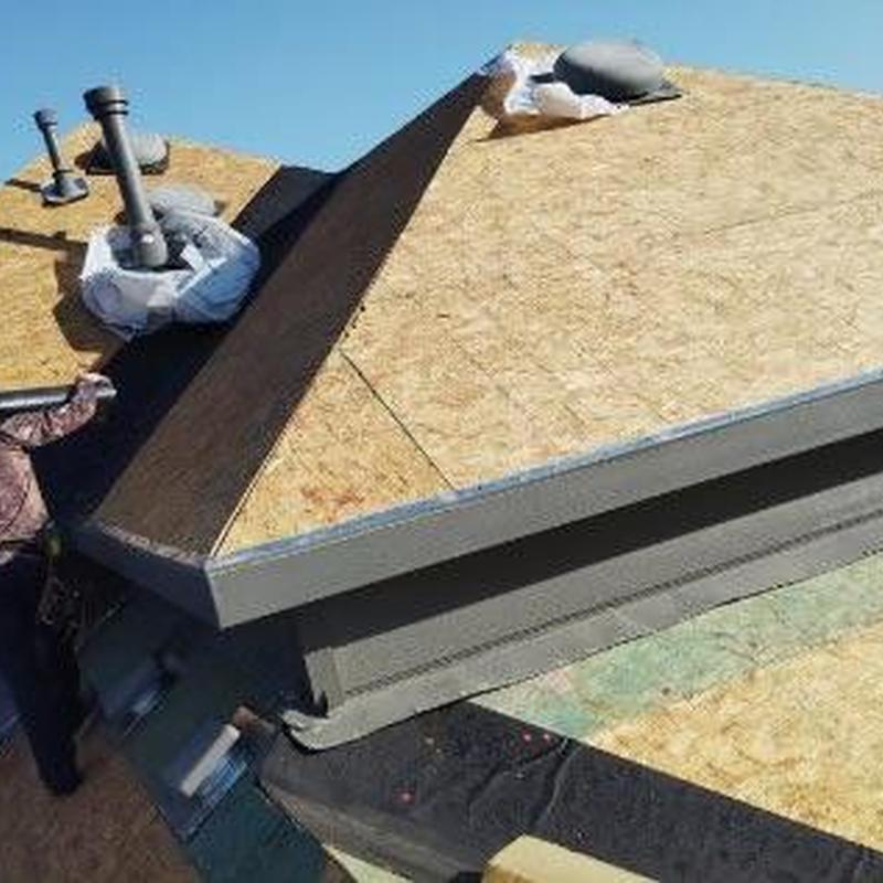 Roof decking removal on residential roof structure