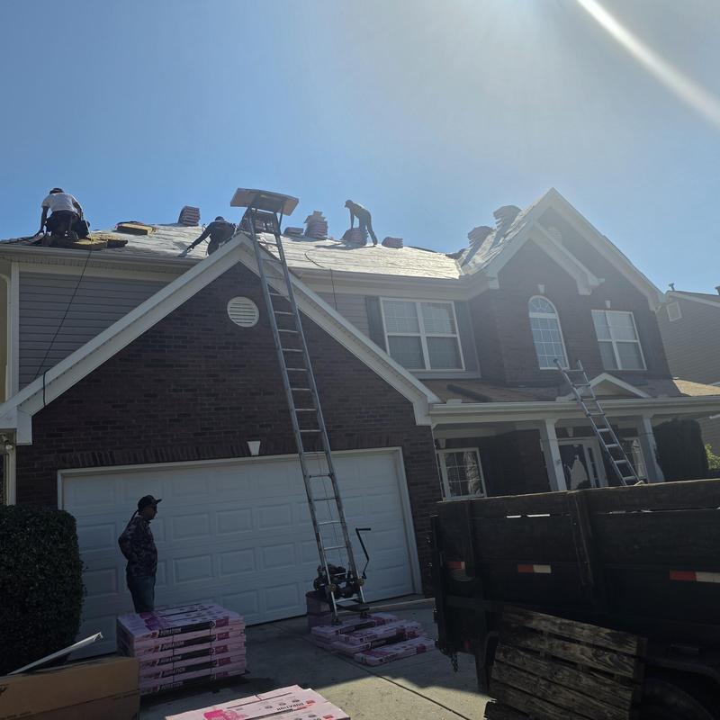 Architectural Duration Sure Nail shingles installation on roof Architectural Duration Sure Nail shingles installation on roof