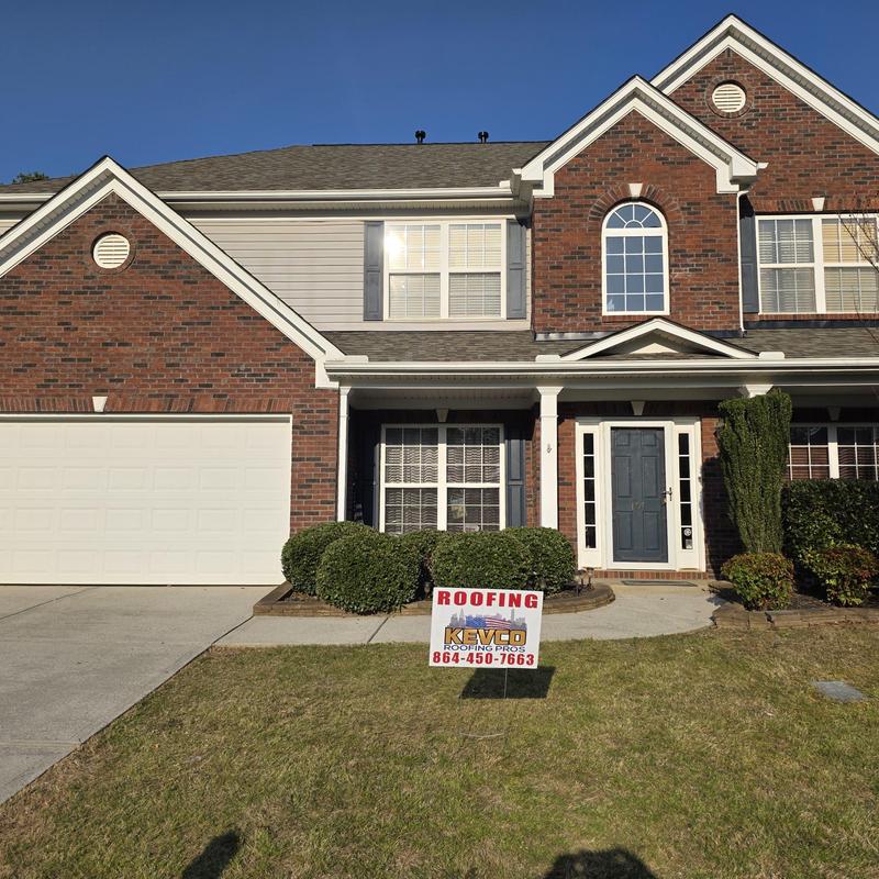 Architectural Duration Sure Nail shingle roof on brick house Architectural Duration Sure Nail shingle roof on brick house