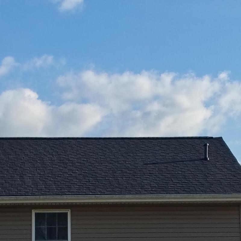 Atlas shingle roof system installed on residential house