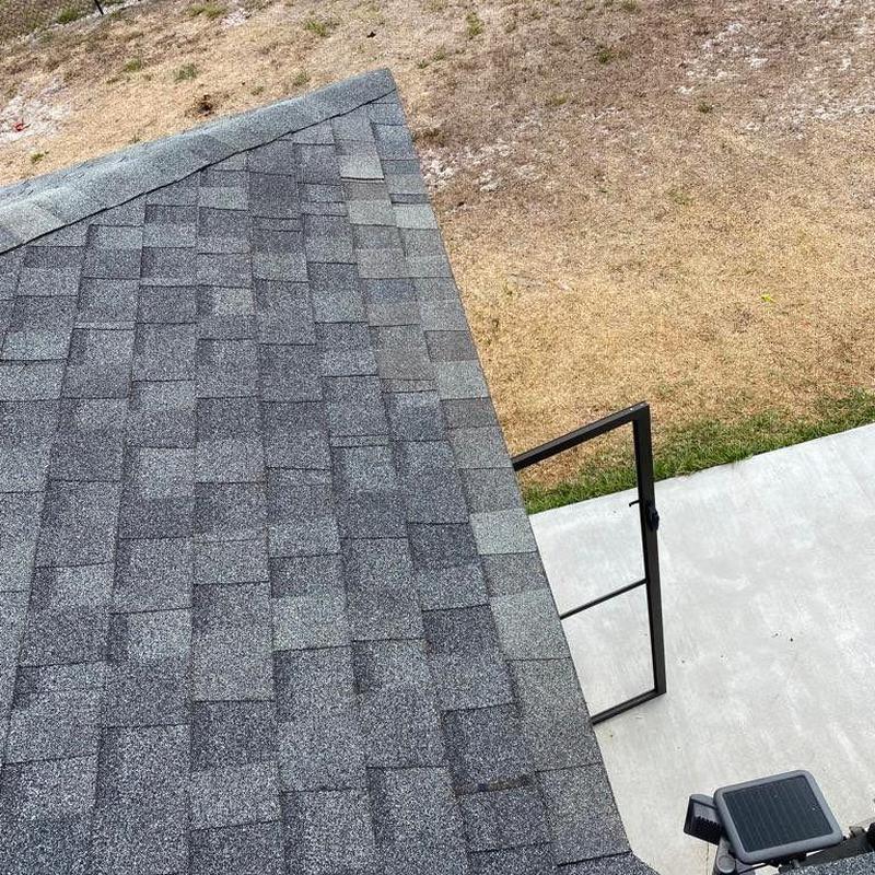 Shingle roof hip and eave repair in Cape Coral