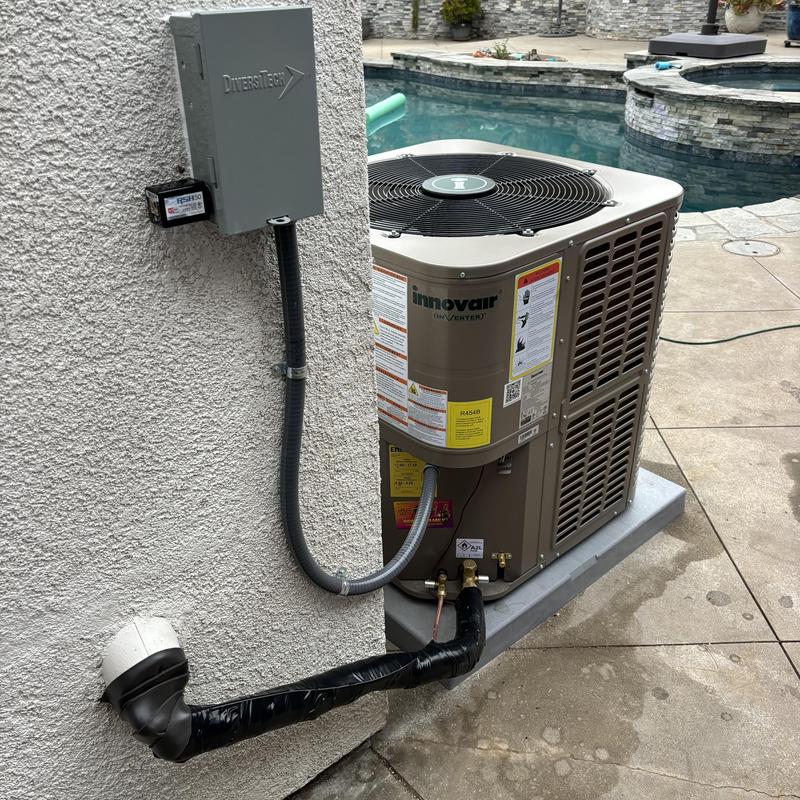 Innovair 5-ton HVAC outdoor unit with new ductwork