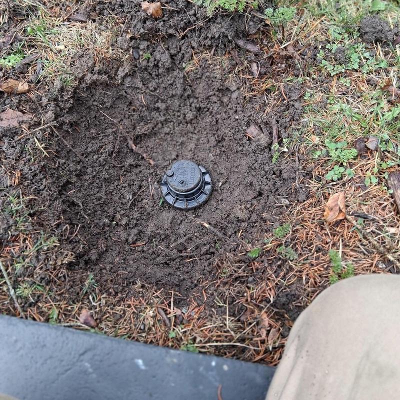 Main irrigation line leak with replaced rotor heads