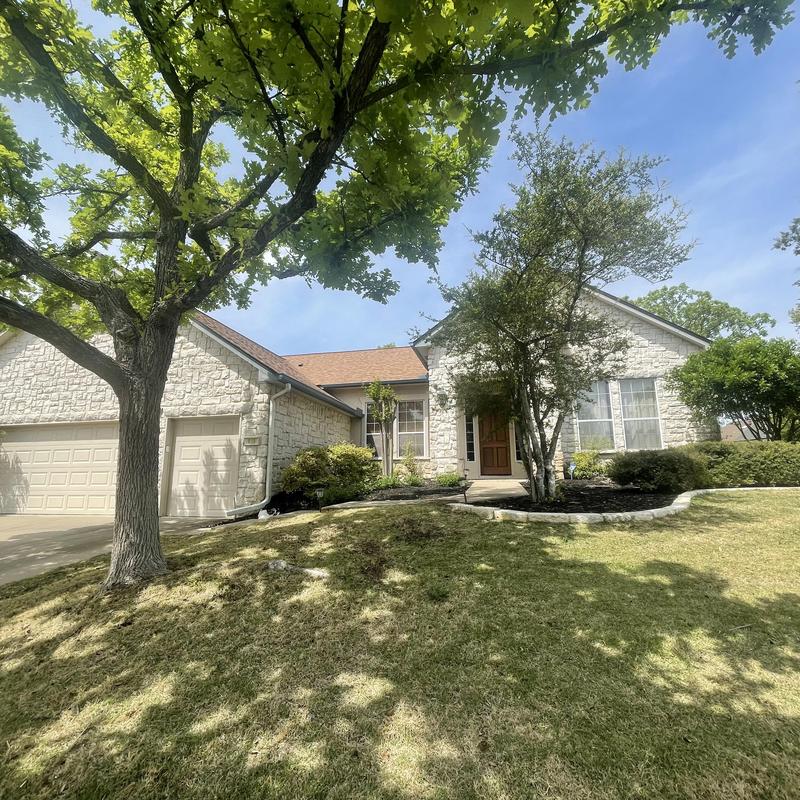Shakewood shingle roof inspection on stone house