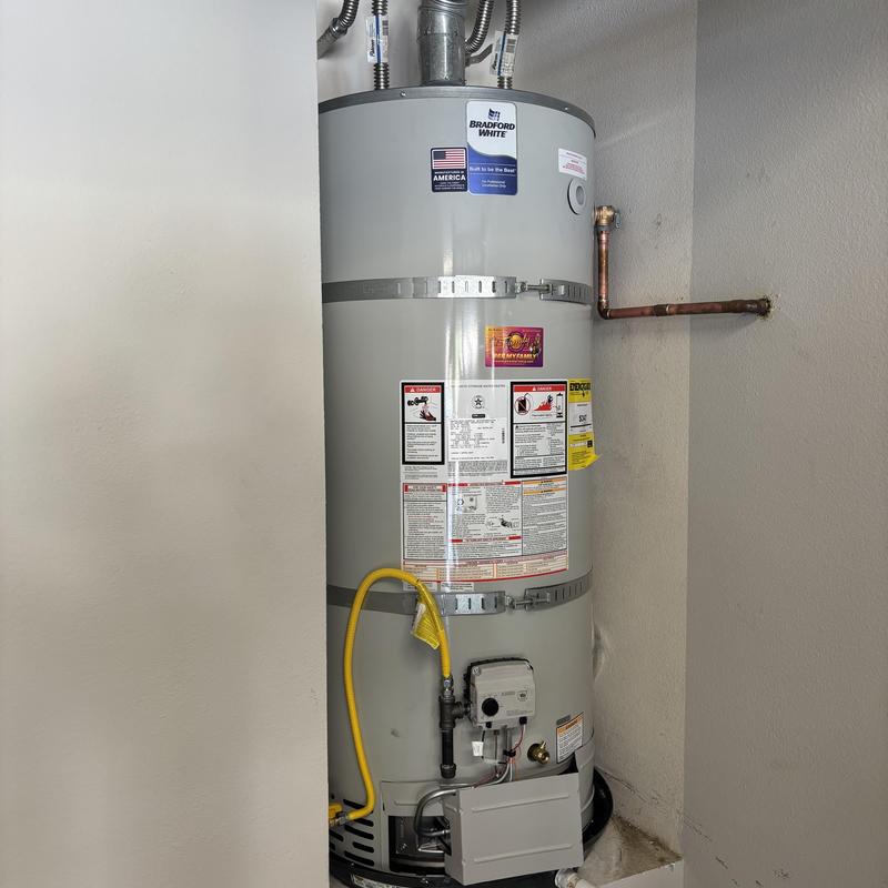 Bradford White 75 Gallon Natural Gas Water Heater installation