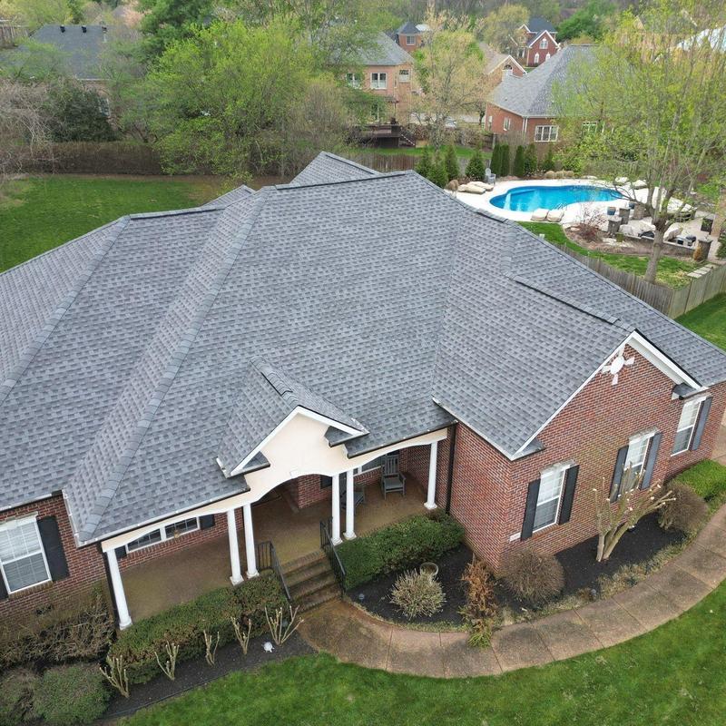 Asphalt shingle roof with impact-resistant upgrades in Brentwood