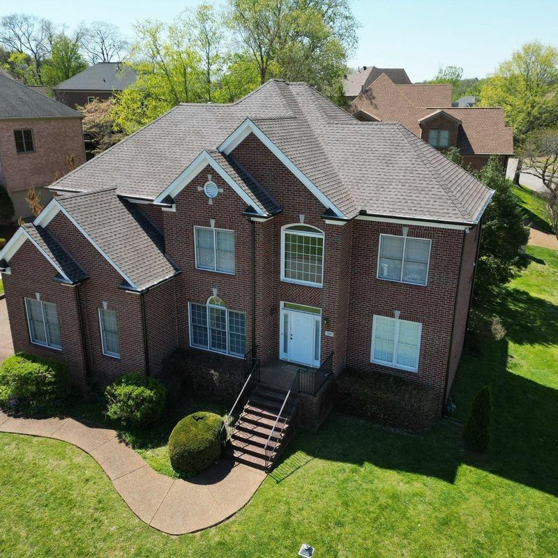 Asphalt shingle roof with hail damage inspection in Brentwood