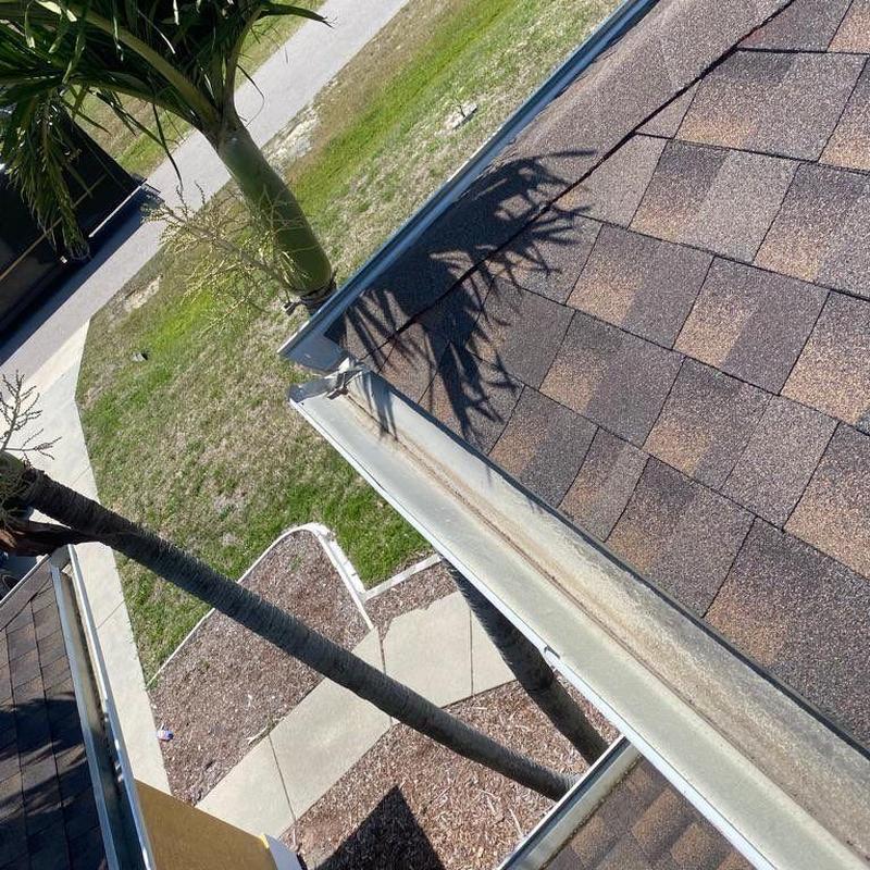 Shingle roof and aluminum gutter inspection, Cape Coral FL