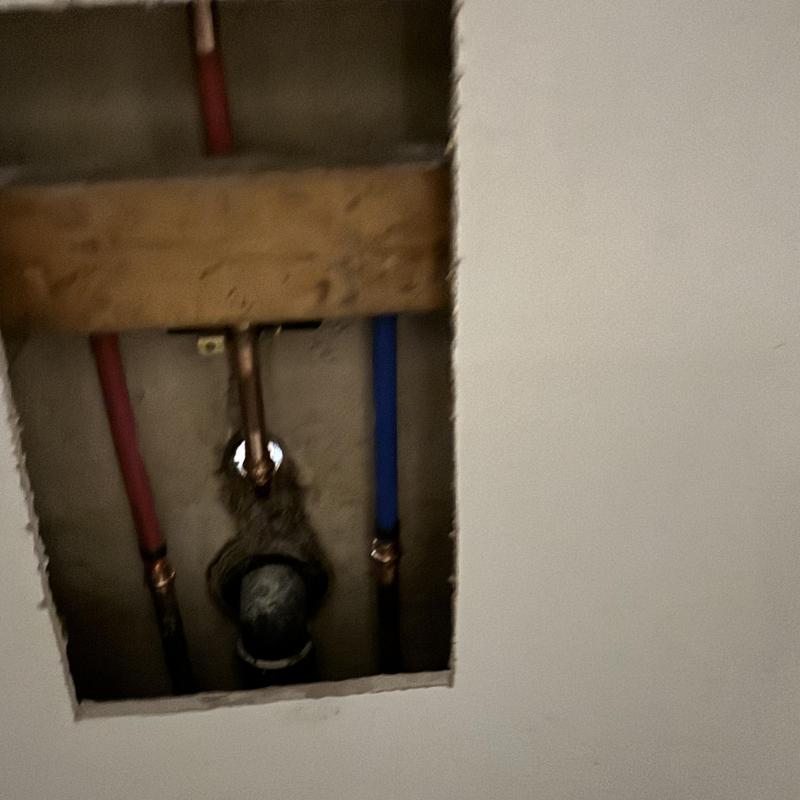 Delta tubshower diverter and copper piping installation