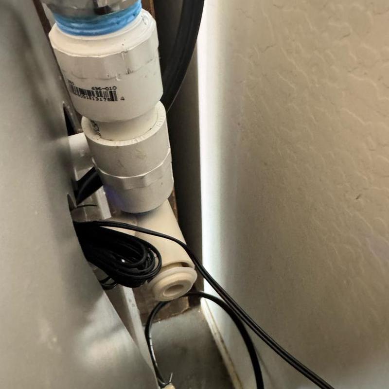 Rheem water softener PVC bypass valve connection