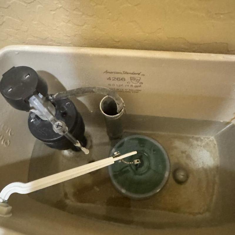 Toilet fill valve and supply line replacement inside tank