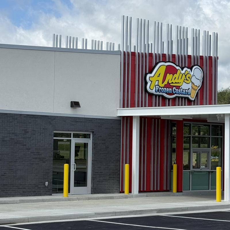 Exit devices on commercial storefront doors, rekeyed