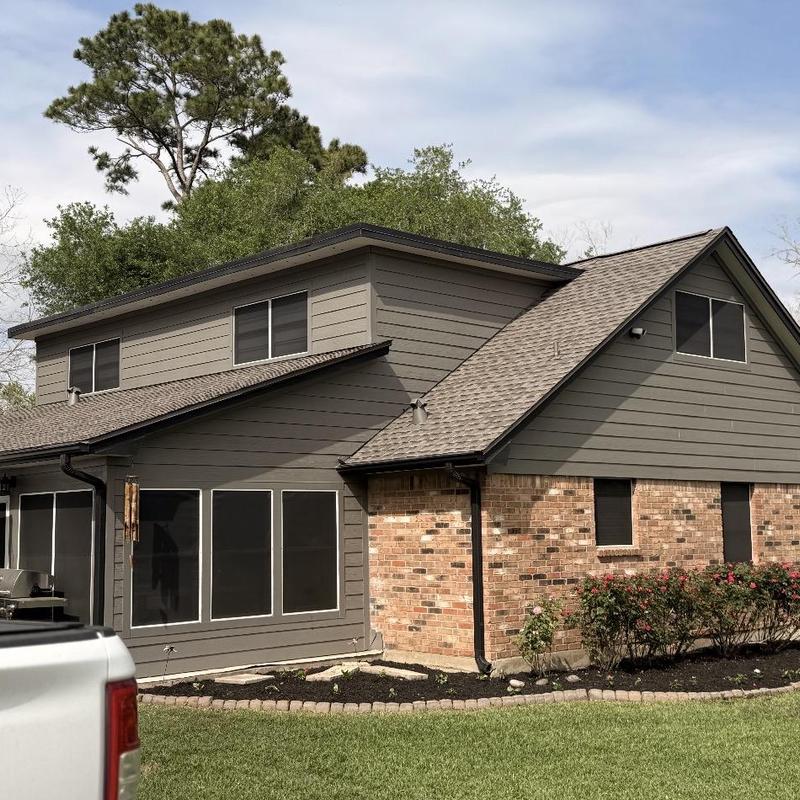 Residential roof shingle replacement and flashing repair