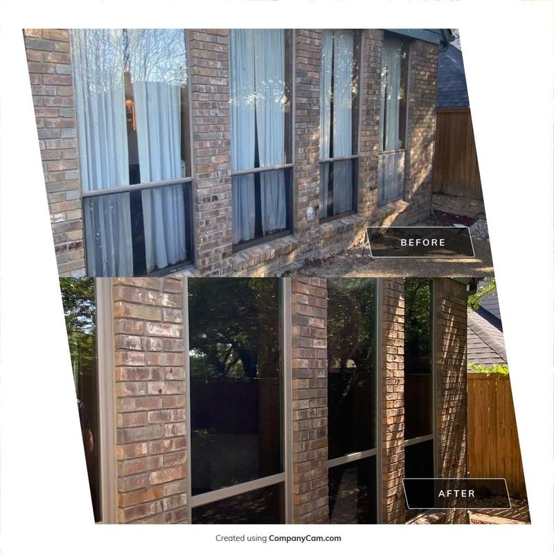 Almond vinyl Energy Star window replacements before and after