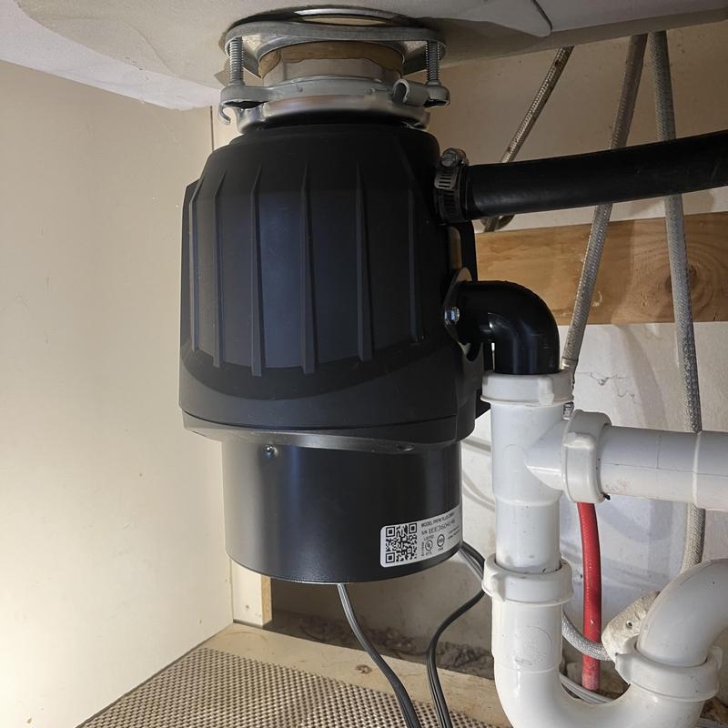34HP stainless steel garbage disposal installation under sink 34HP stainless steel garbage disposal installation under sink