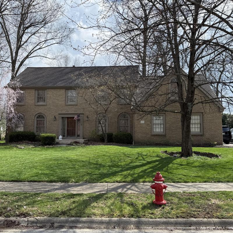 Asphalt shingle roof inspection after hailstorm in Ohio Asphalt shingle roof inspection after hailstorm in Ohio