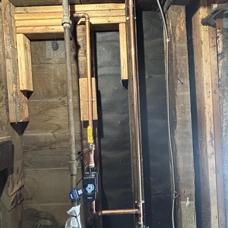 FSBM with ball valve and hose bib installation