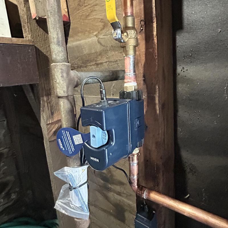 FSBM installation with ball valve and hose bib