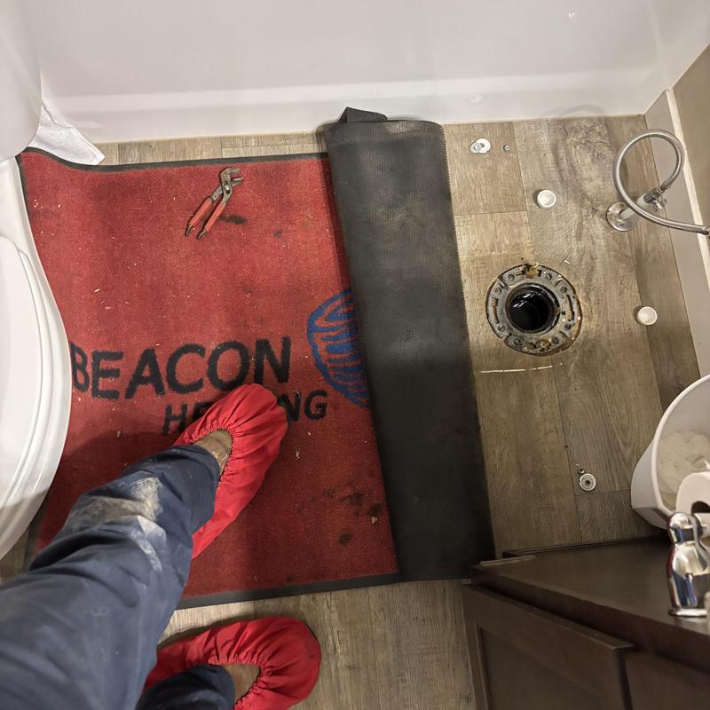 Toilet flange and mainline drain unclogging tools