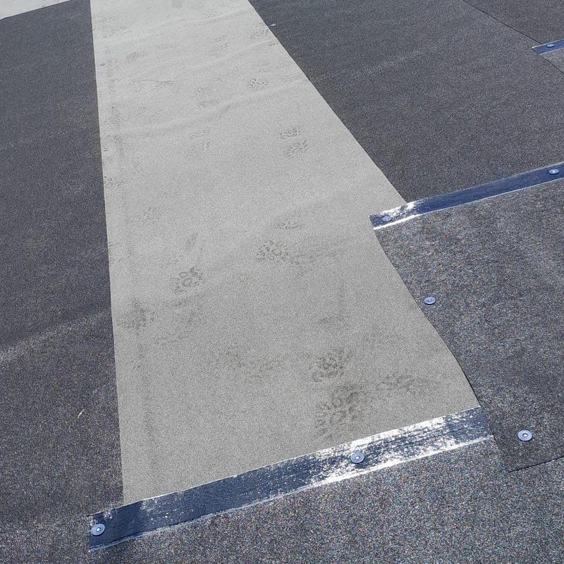 Roof underlayment installation with metal flashing detail