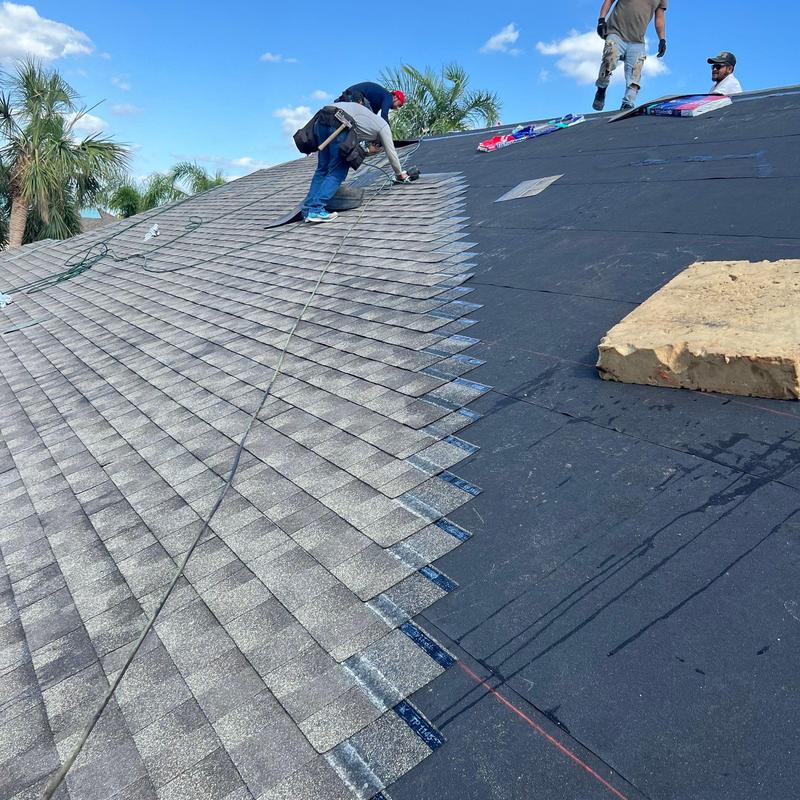 GAF Timberline HDZ shingles installation on roof