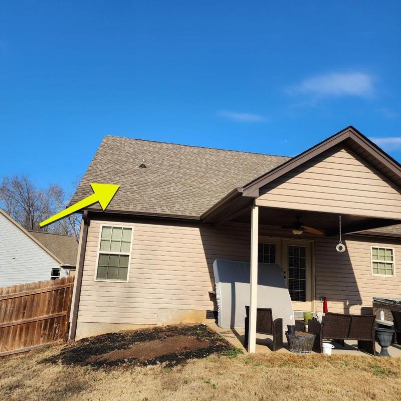 Asphalt shingle roof with storm damage inspection in Spartanburg