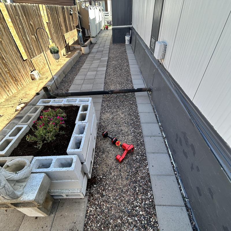 Drain line with root intrusion cleared and inspected