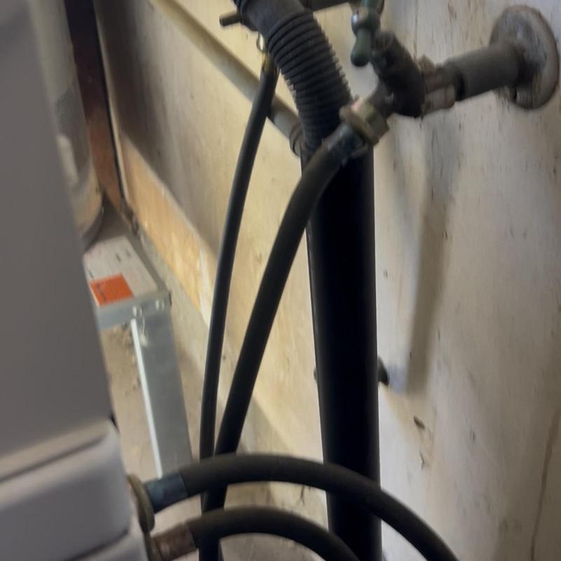 Washing machine drain pipe with plumbing connections Washing machine drain pipe with plumbing connections