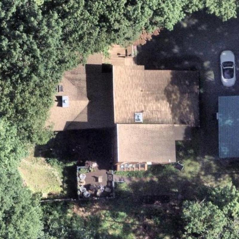 Roof shingles condition aerial inspection in Canadensis PA Roof shingles condition aerial inspection in Canadensis PA