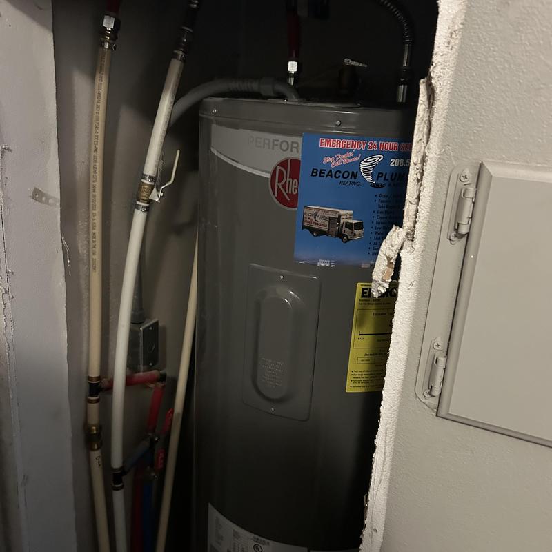 Water heater drain replaced with full port valve