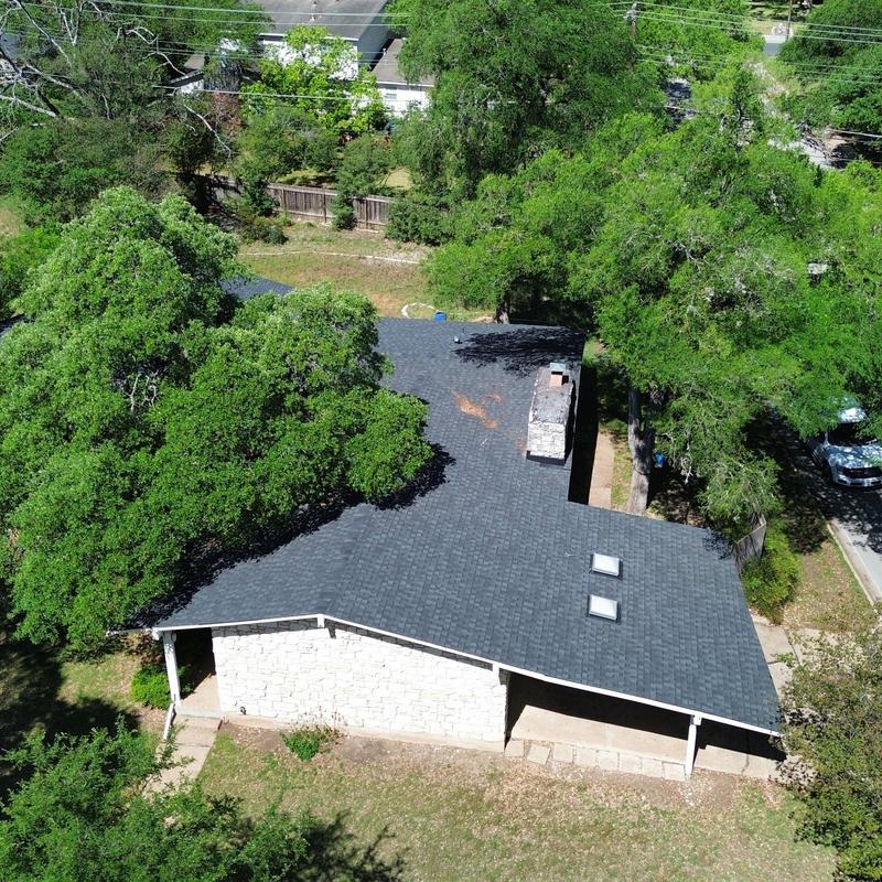 GAF charcoal roof with Pro starter and storm guard installation