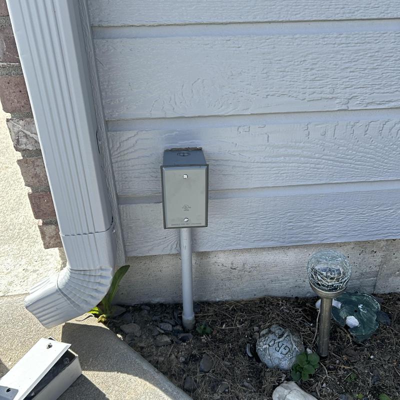 Photocell yard light replacement and electrical box Photocell yard light replacement and electrical box
