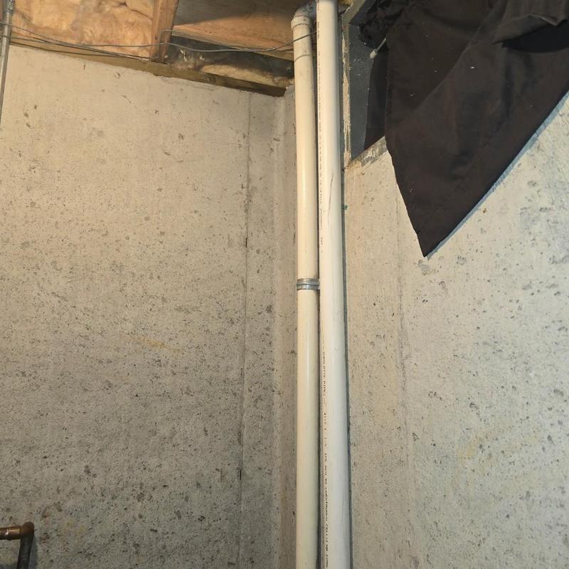 Liberty Water Jet backup sump pump and drainage pipes