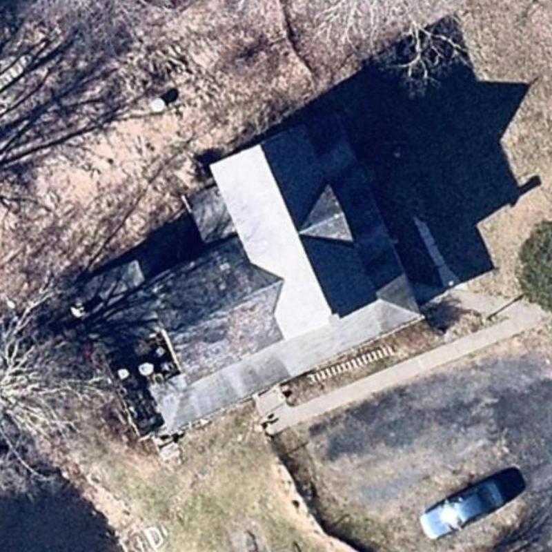 Asphalt shingle roof aerial inspection in East Stroudsburg Asphalt shingle roof aerial inspection in East Stroudsburg