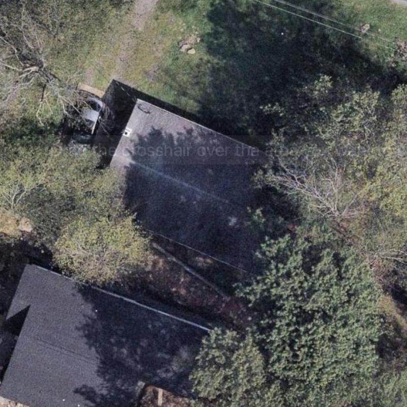 Roof shingles and gutters inspection aerial view Roof shingles and gutters inspection aerial view