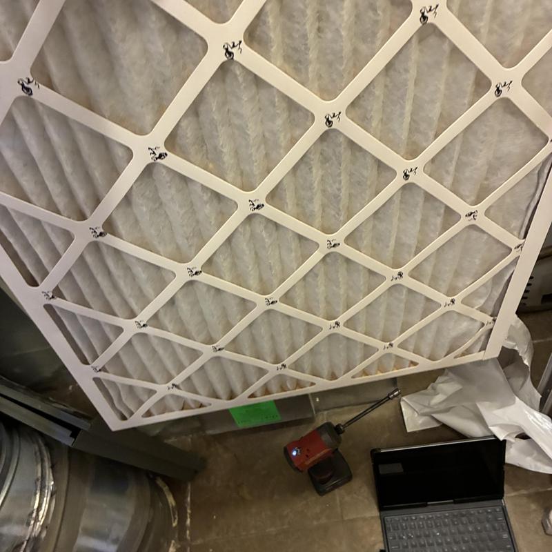 Gas furnace air filter replacement and inspection Gas furnace air filter replacement and inspection