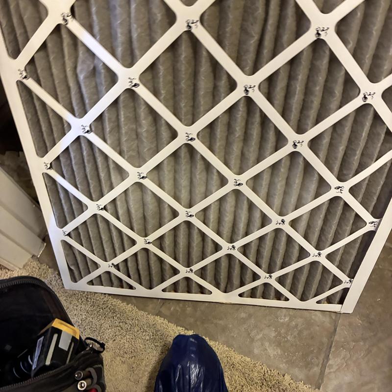 Gas furnace air filter replacement and inspection Gas furnace air filter replacement and inspection