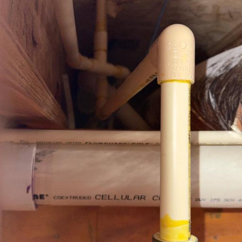 Cellular pipe with replaced end cap and joinery