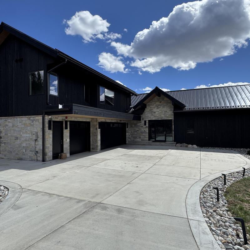 6 inch seamless gutters with heat tape and snow fencing installation