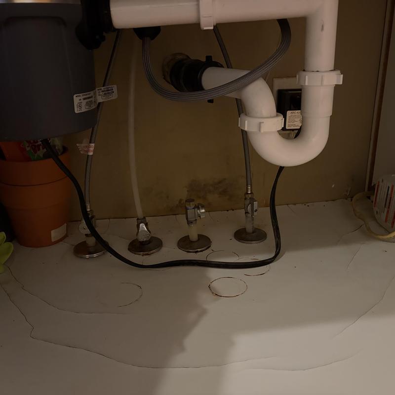 Kitchen faucet air switch installation under sink Kitchen faucet air switch installation under sink