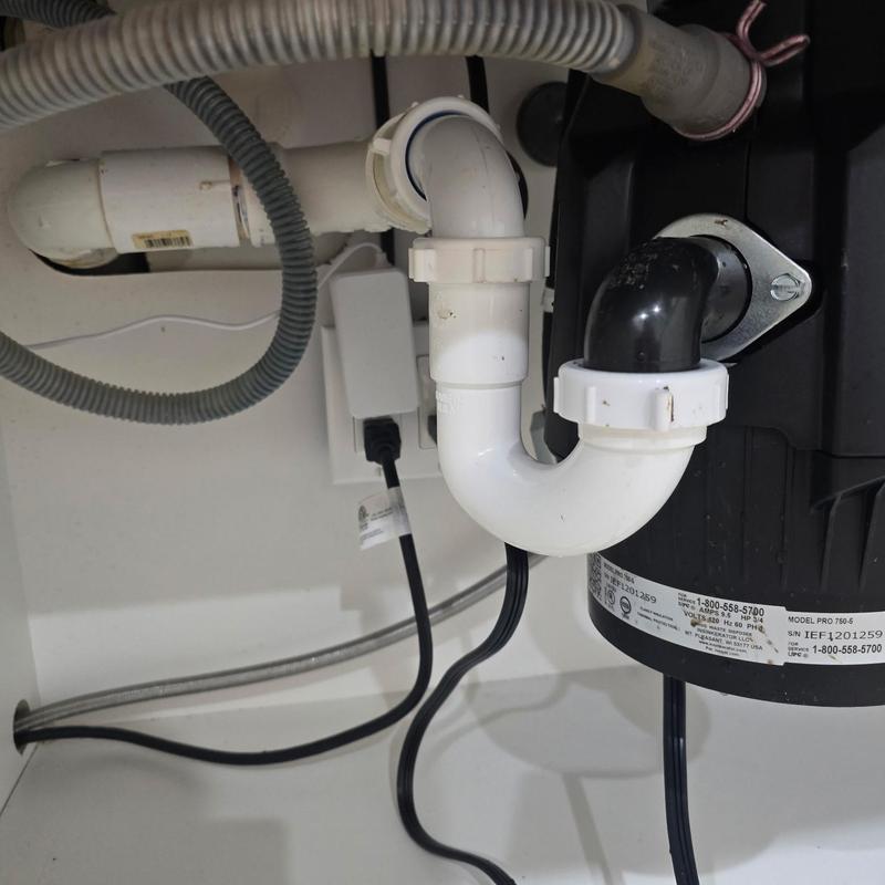 34hp garbage disposal with drain plumbing connections